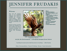 Tablet Screenshot of jenfrudakis.com